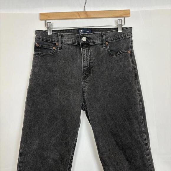 Gap Vintage Washed Black Straight Jeans Size: 30 Regular - Picture 3 of 7